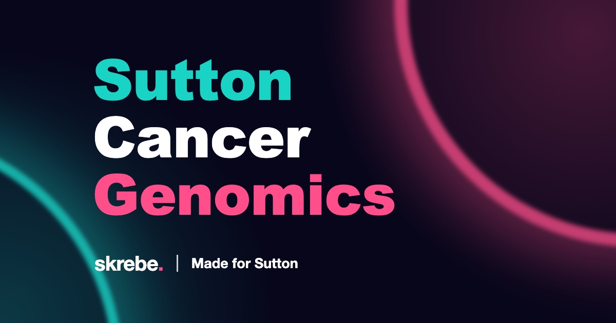 skrebe cover reading Sutton Cancer Genomics