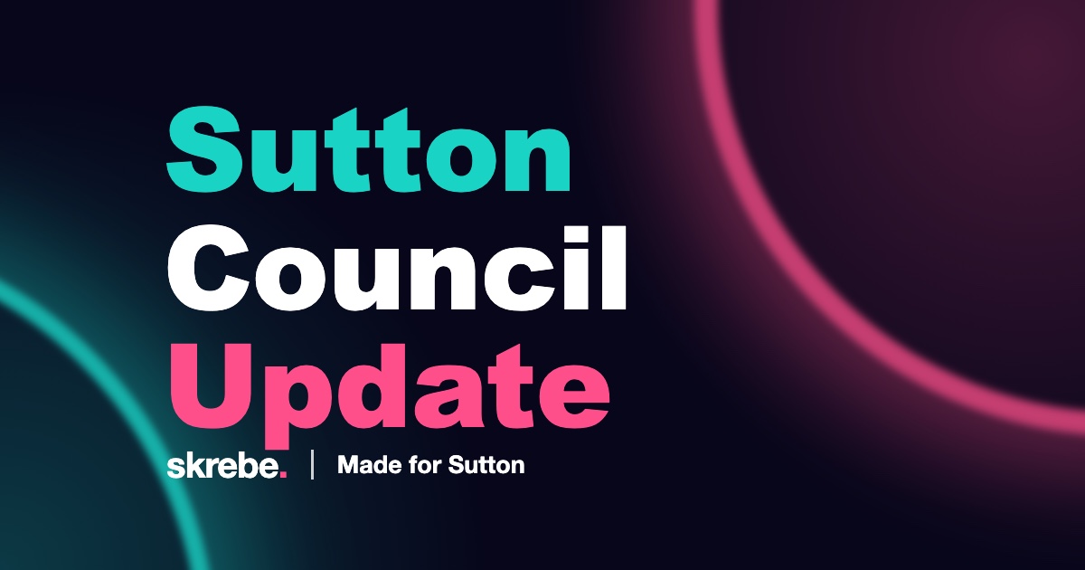 skrebe cover reading Sutton Council Update