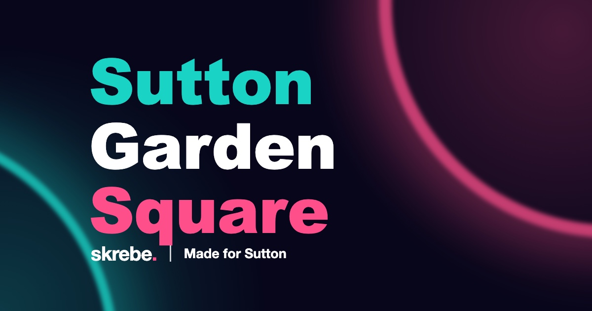 skrebe cover reading Sutton Garden Square
